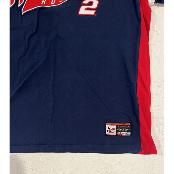 Vintage NASCAR Rusty Wallace Racing #2 Jersey Shirt Mens Large By Chase - Picture 2 of 8